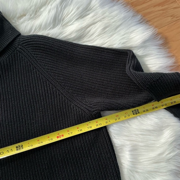Alp N Rock Black Ribbed Turtleneck Sweater Size Small - Picture 3 of 5